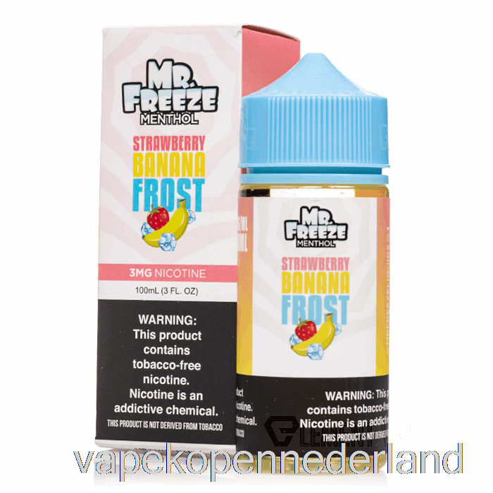 Elektronische Sigaret Vape Aardbei Banaan Frost - Mr Freeze - 100ml 3mg